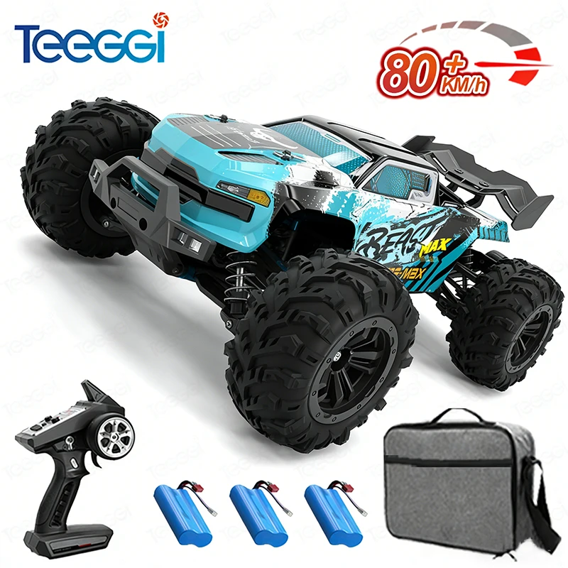 Teeggi SG116 MAX 4WD RC Offroad-Auto 1:16 Hochgeschwindigkeits-Drift-Rennwagen 80KM/H Bürstenloser Motor Monster-Truck Spielzeug für Kinder Geschenk