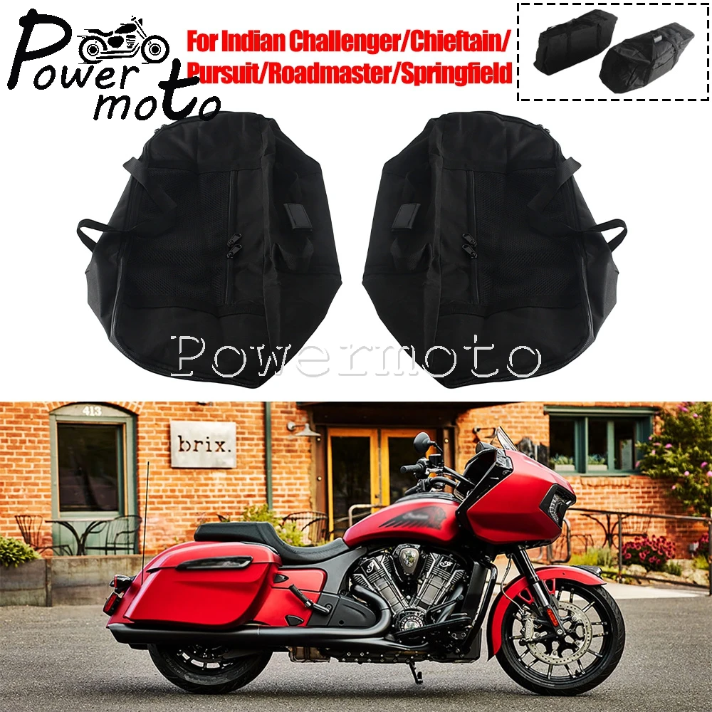 

Водонепроницаемые вкладыши для седельных сумок Indian Chieftain Limited Dark Horse Dark Horse Icon 21-25 с крепежными ремнями
