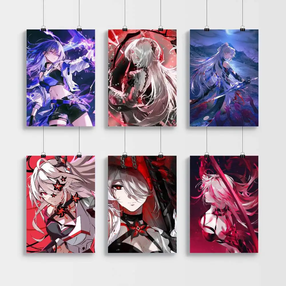 Honkai Star Rail Acheron Good Quality Prints And Posters Whi