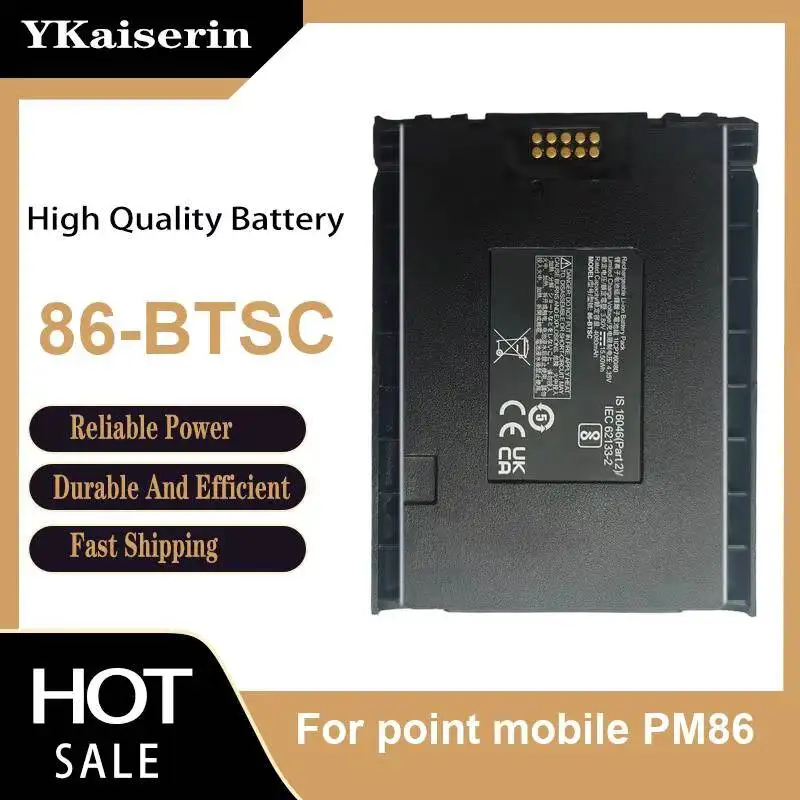 4080mAh Long Lasting 86-Btsc Mobile Data Terminal Battery For Point Mobile PM86