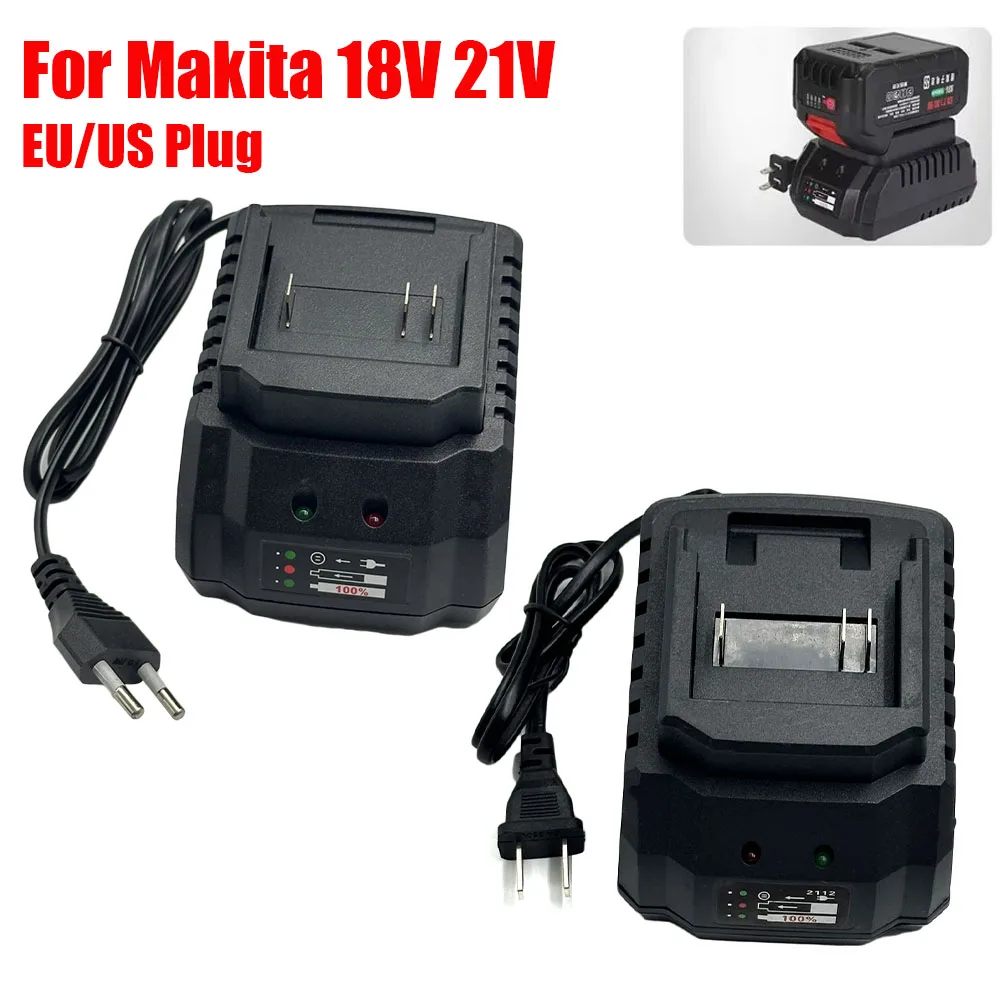 New-Charger for 21V Makita Model Lithium Battery Apply to Cordless Drill Angle Grinder Spray Gun Electric Blower Power Tools