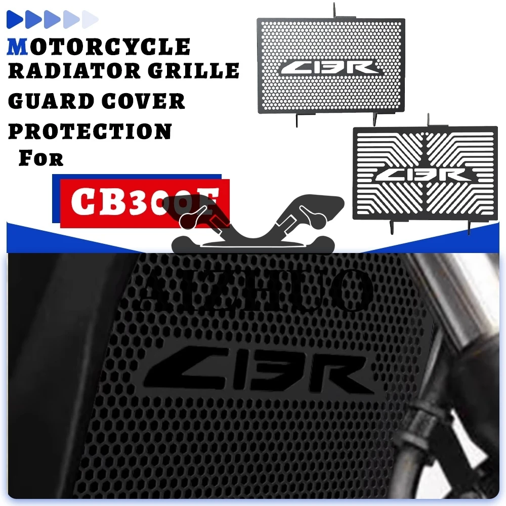 

CBR300R CB 300F для Honda CB300F/ABS, решетка радиатора, крышка 2015, 2016 2017 2018, защитные аксессуары, защита охладителя