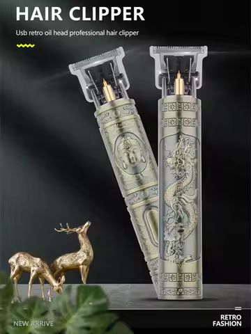 Retro T9 Original Haircutting Machine Set Jackets Trimmer Men's Electric Shaver Male Lence Pro Barber Shaver for Sensitive Areas