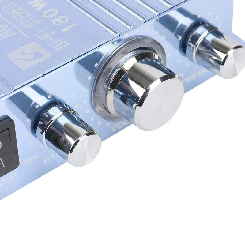 하이파이 스테레오 오디오 앰프, 2.0 채널 자동차 컴퓨터 스피커, DIY 완제품 파워 앰프, A6, DC12V