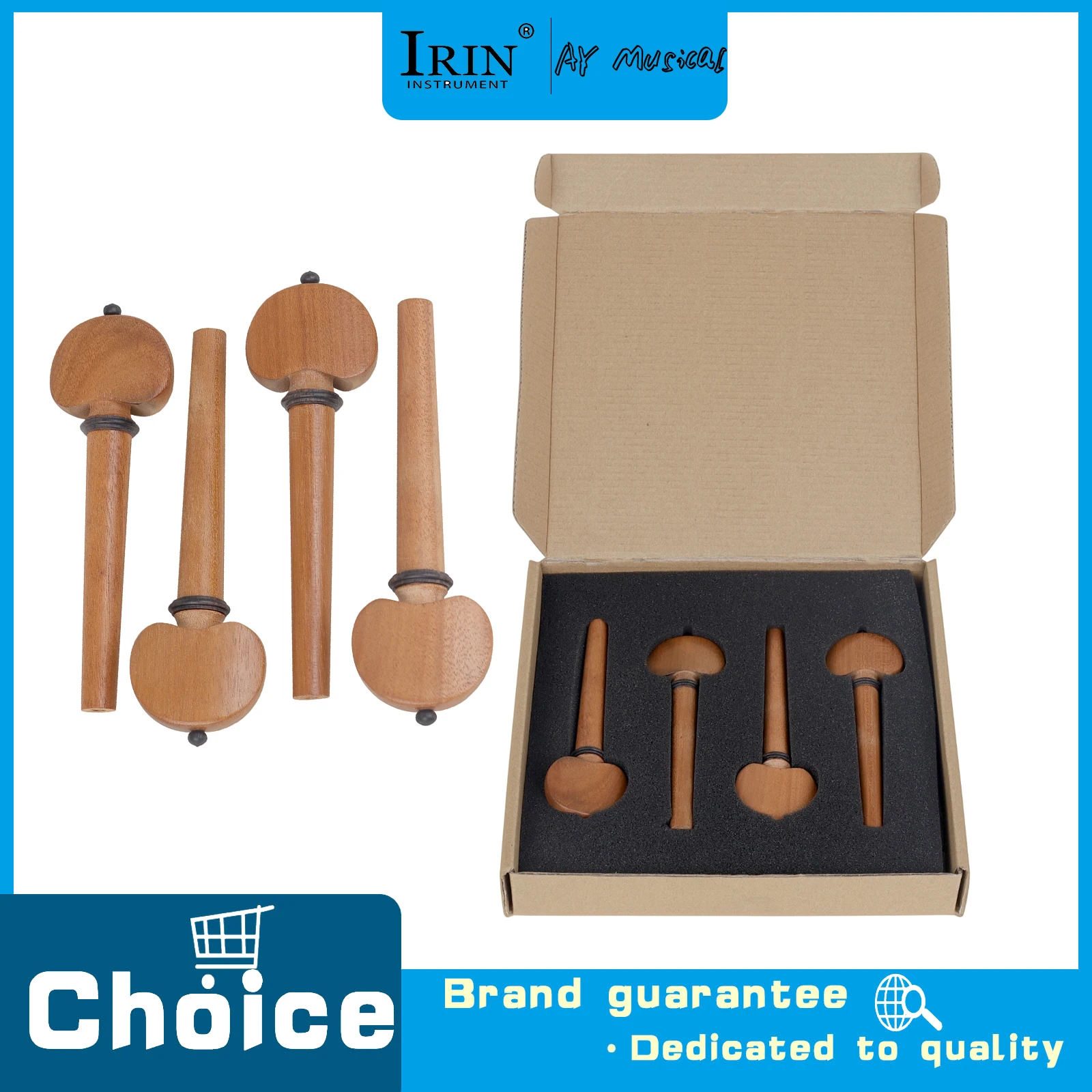 CL-90 Cello Tuning Pegs Cello String Shafts Enhanced 4pcs Set Premium Wood Cello Pegs for Cello Accessories Parts Performance