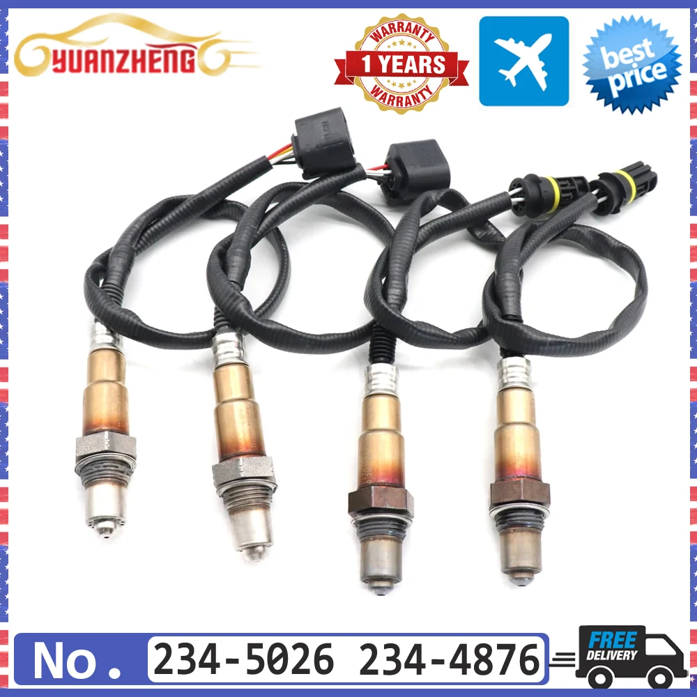 

NEW 234-5026 234-4876 Front Rear Air Fuel Ratio Lambda O2 Oxygen Sensor For BMW 550i 650i 750i 750Li GT xDrive Gran Coupe X5 X6