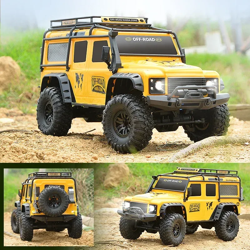 Hb Zp1005 Rc Car 1/10 Full Scale 2.4g 4wd Off-road Climbing Racing Rechargeable Toy Cars Model Adult Children Birthday Gift Toy