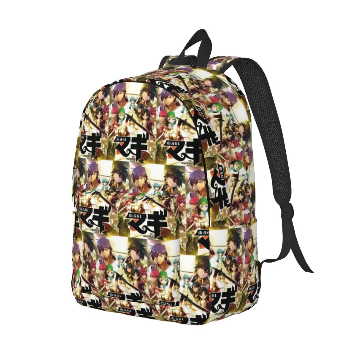 Magi The Labyrinth Of Magic Anime Backpack Daypack Large Capacity Children BookBag School Bag Shoulder Bags for Men Women