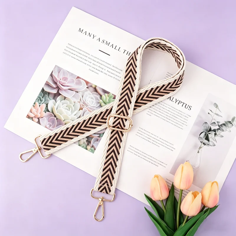 2.5CM Colorful Bag Straps For Handbag Adjustable Single Shoulder Belt Strap For Shoulder Bag Bag Accessories Replacement Belt