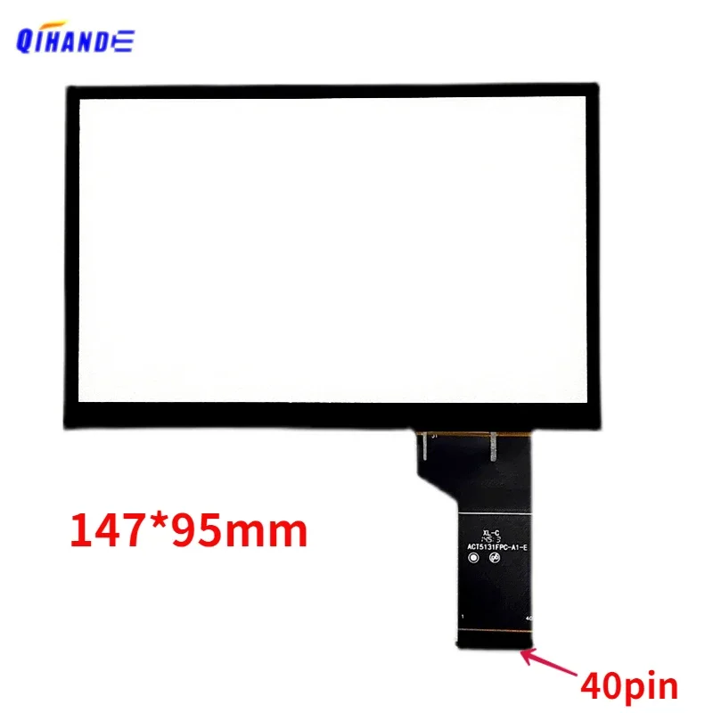 

For Volkswagen MIB200 682 Series Touch Screen Digitizer Hand Writer 147*95mm 40Pin TDO-WVGA0633F00039 WVGA0633F00045 4.8