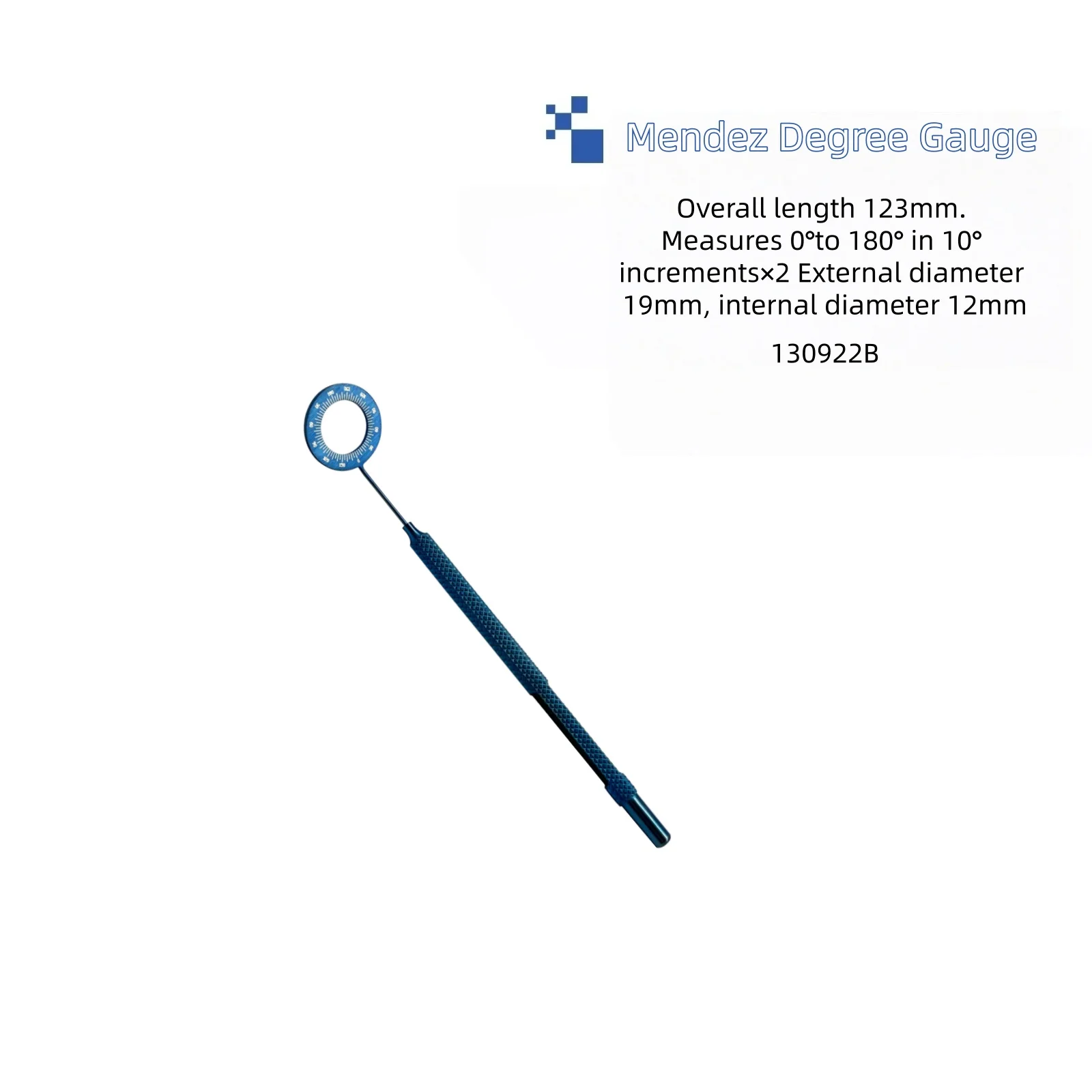 Mendez Degree Gauge Stainless Steel Ophthalmic Surgical Instrument Corneal Marker Eye Surgery Measuring Tool