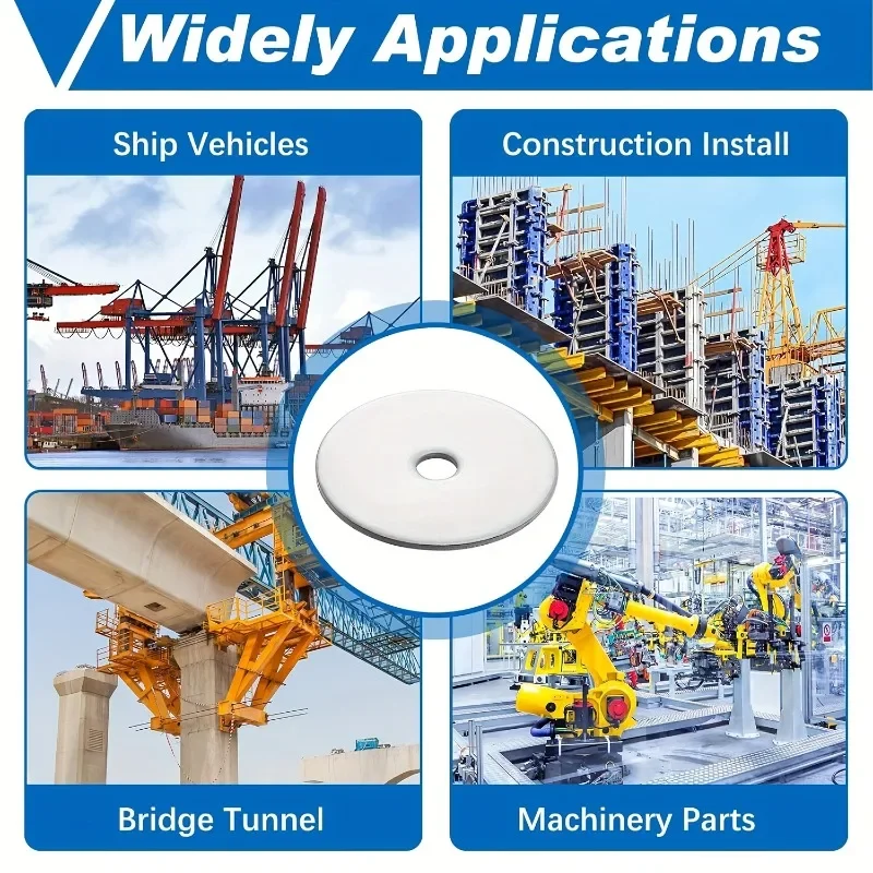 Arandelas Planas de Acero al Carbono M6 - Separadores Metálicos Galvanizados Reforzados para Uso Interior y Exterior, Resistentes al Óxido, 6x20x1.5mm