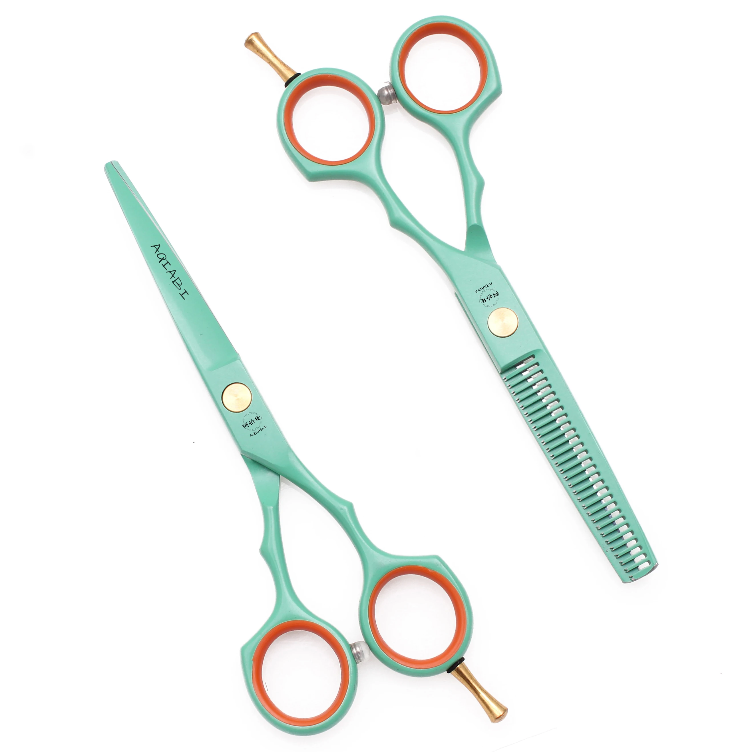 5.5\'\' Professional Hairdressing Hair Scissors 440C Cutting Shears Thinning Razor Comb Set Salon Barber Home Dropshipping A1104