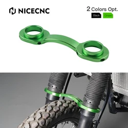 NiceCNC Motorcycle Front Fork Brace For Kawasaki KLR650 KLR 650 2008-2022 2023 2024 Aluminum Bracket Fork Brace Fork Stabilizer