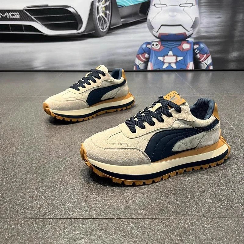 Men's Sneakers Four Seasons New Breathable Casual Shoe Lace Up Stedent Sport Outdoor Running Shoes for Men Tennis Shoes zapato view 2
