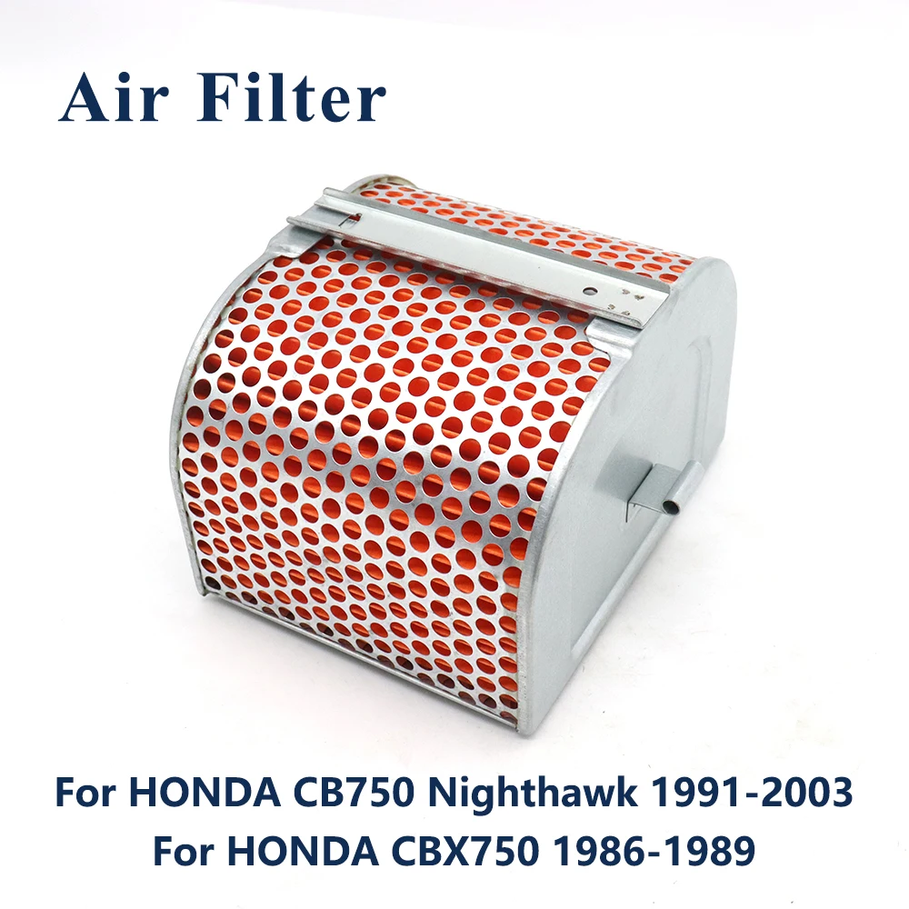 

For HONDA CB750 Nighthawk 1991-2003 CBX750 1986-1989 Motorcycle Accessories Engine Air Filter Cleaner Air Intake Filter Element