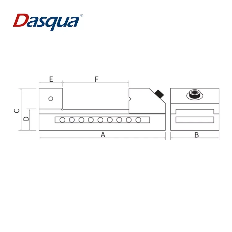 Dasqua High Precision Tool Vice Tool Maker Vise CNC Machine Tool Vise Grinding Vise