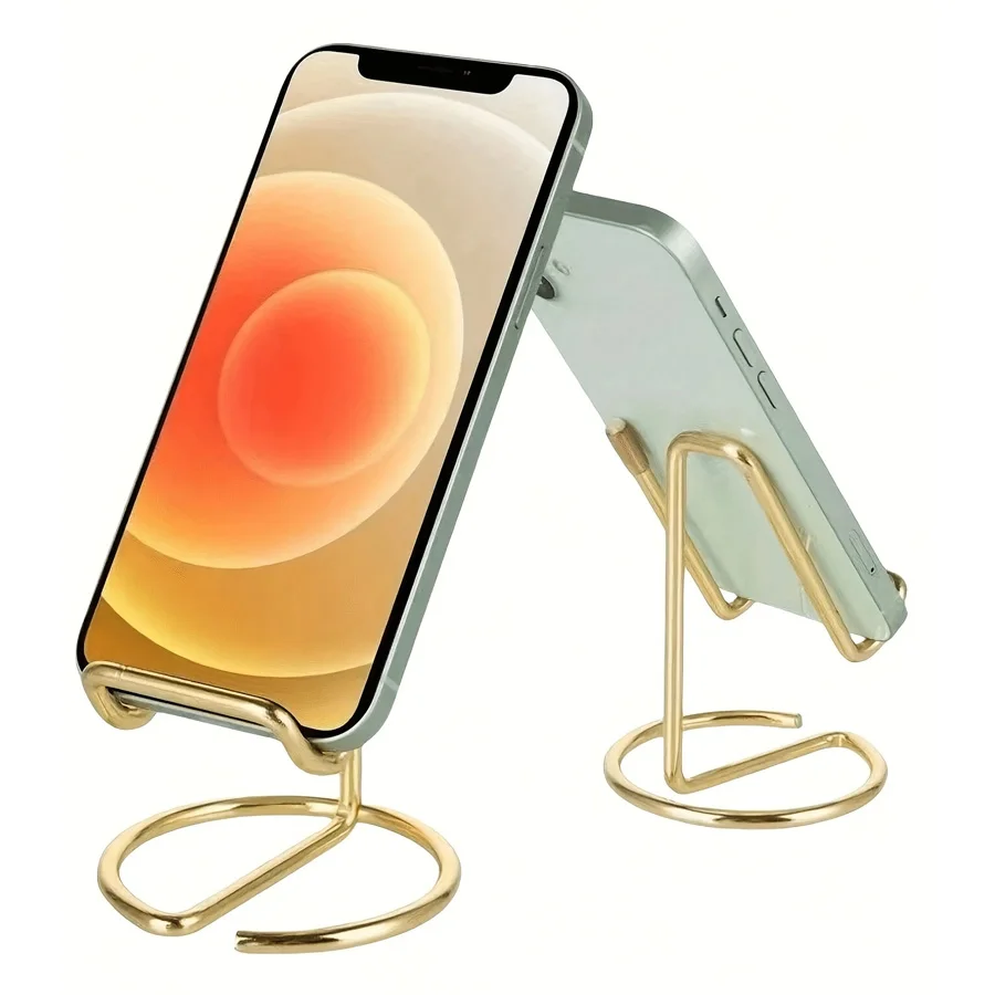 

1 шт. настольный минималистичный железный держатель для визитных карточек, простой стильный держатель для телефона, поддерживающий стол/стол, офис