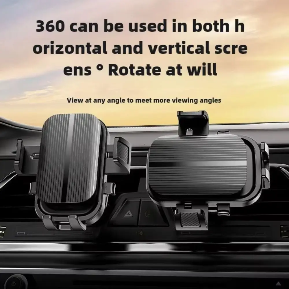

Flexible Design Cell Phone Holder Auto Lock Mechanism Secure Holder Auto Lock Holder Vent Mount Design Car Air Vent Mount