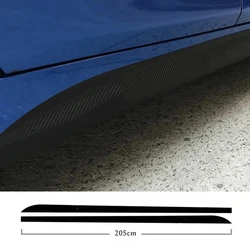 2Pcs Side Skirt Sill Stripe Body Decals Sticker For BMW E90 E92 E93 F20 F21 F30 F31 F32 F33 F34 F15 F10 F01 F11 F02 G30