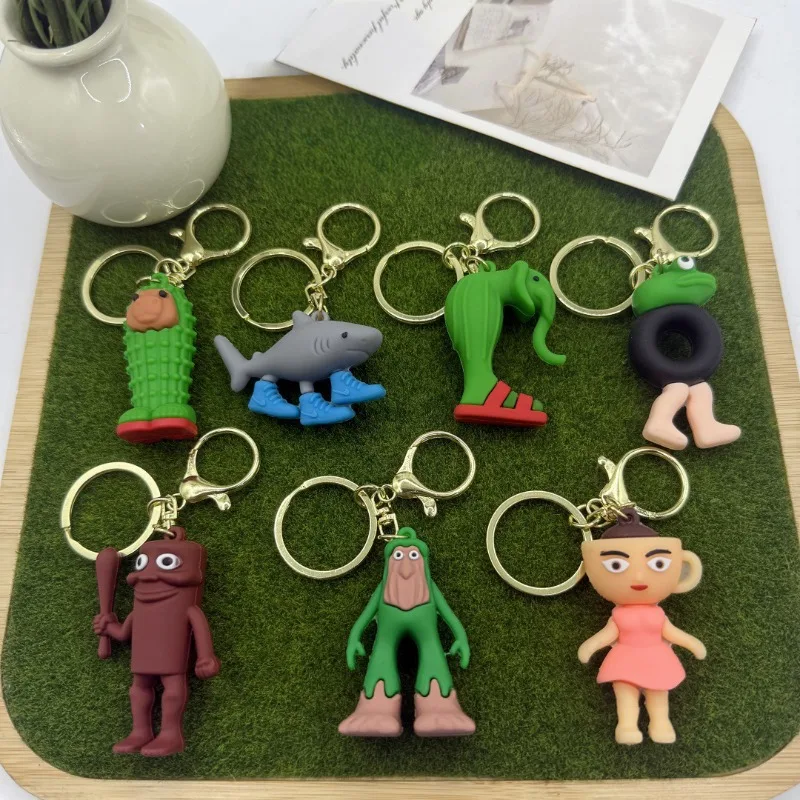 

Italian Brainrot Anime PVC Keychain Tung Tung Tung Sahur Cute Keyring Funny Meme Cartoon Key Chain Kids Creative Pendant Gifts