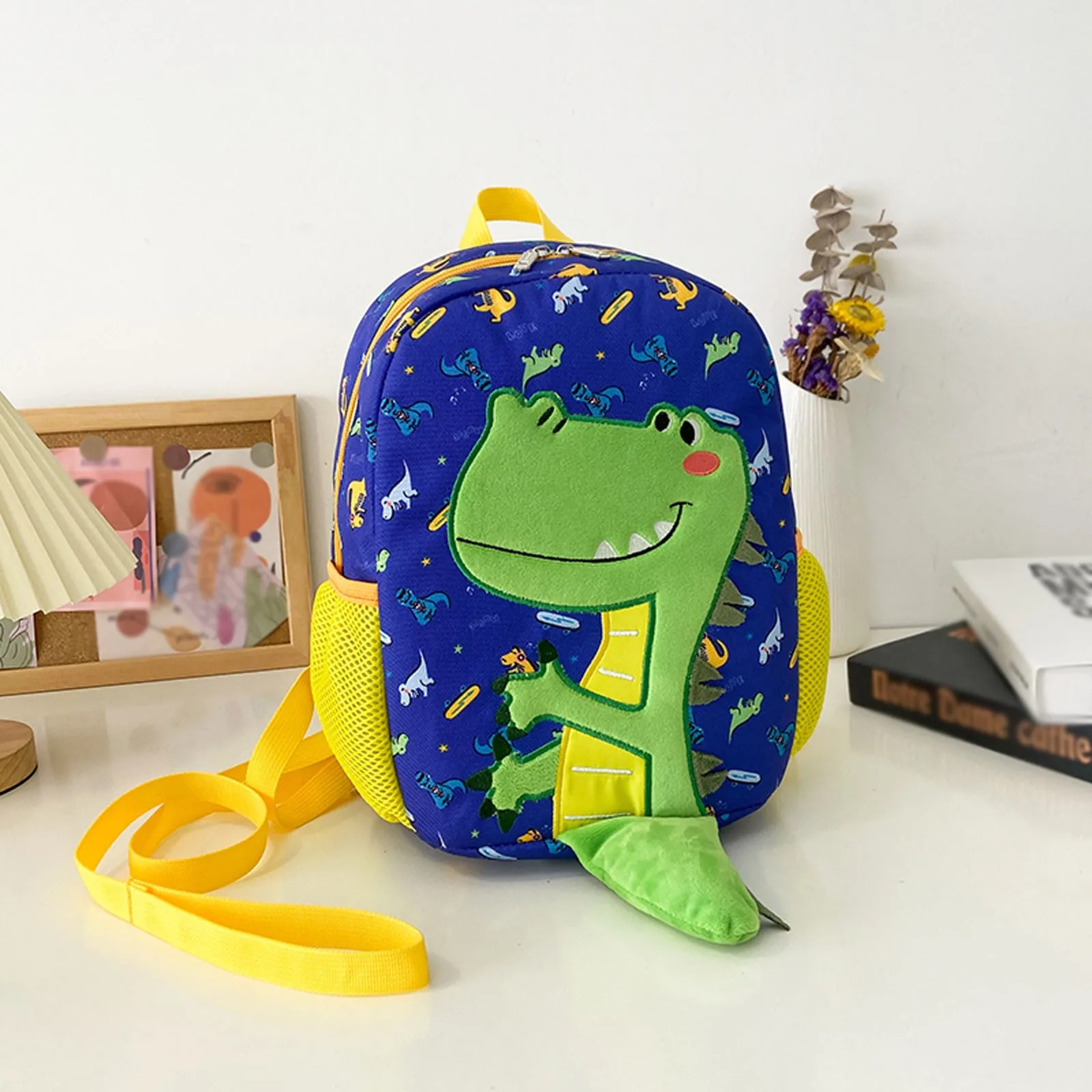 

Kids Children Cute Cartoon Animal Shape Backpack 3D Dinosaur Print Small Bag Kids Kindergarten School Bag Students Knapsacks NEW