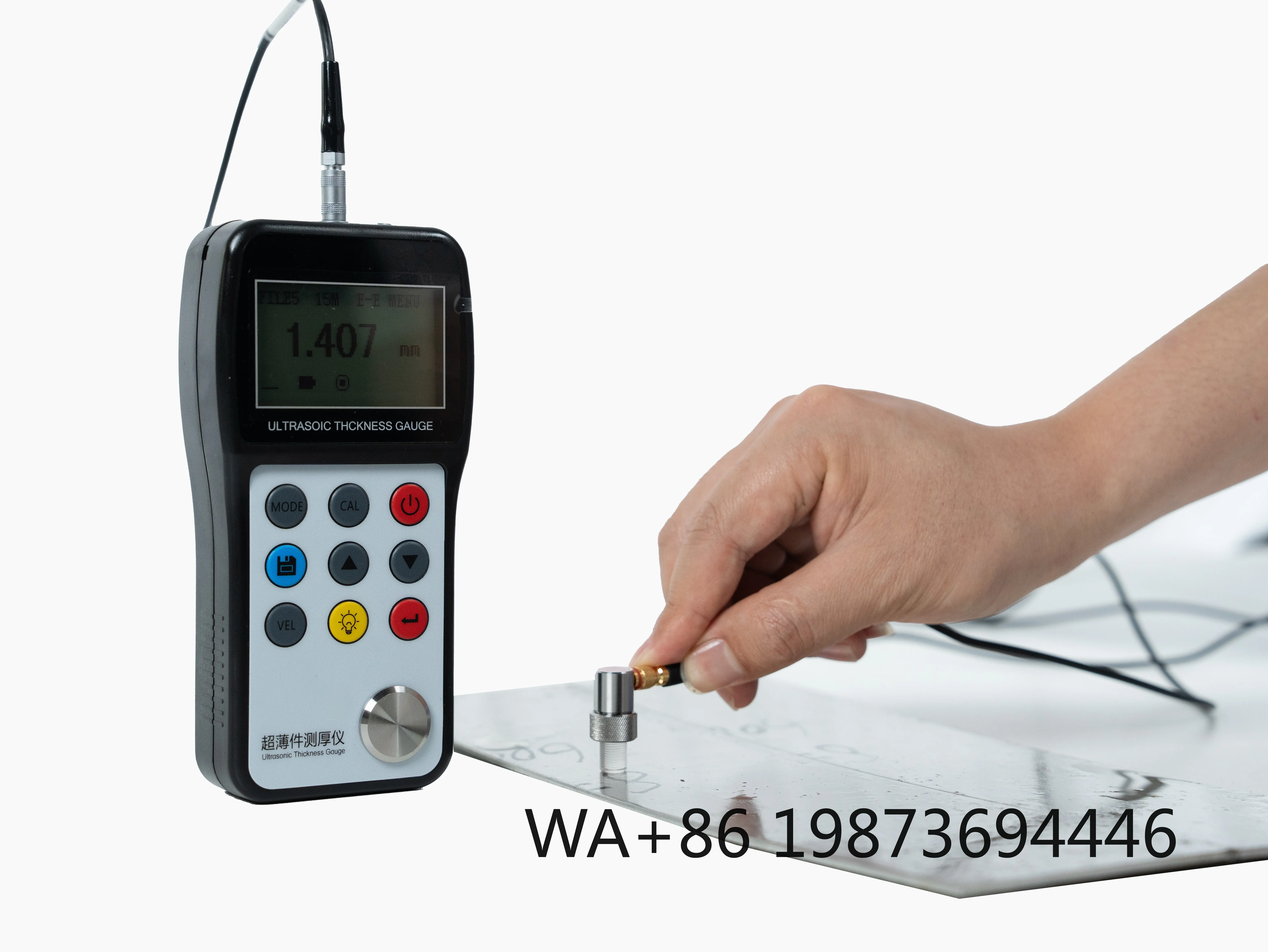 Non-destructive Ultrasonic Thickness Gauge Ultra-thin Part Industrial Thickness Detection