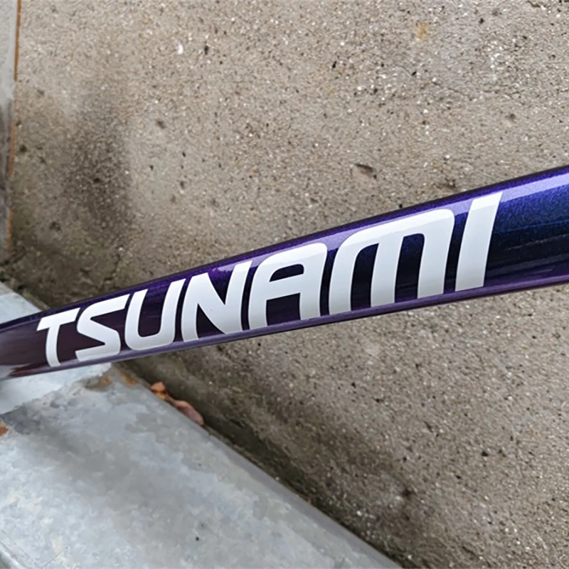 tsunami SNM100 ピスト フレーム　2月末まで 津波 SNM100 フレームセット 700C アルミ固定ギアフレームとフォーク