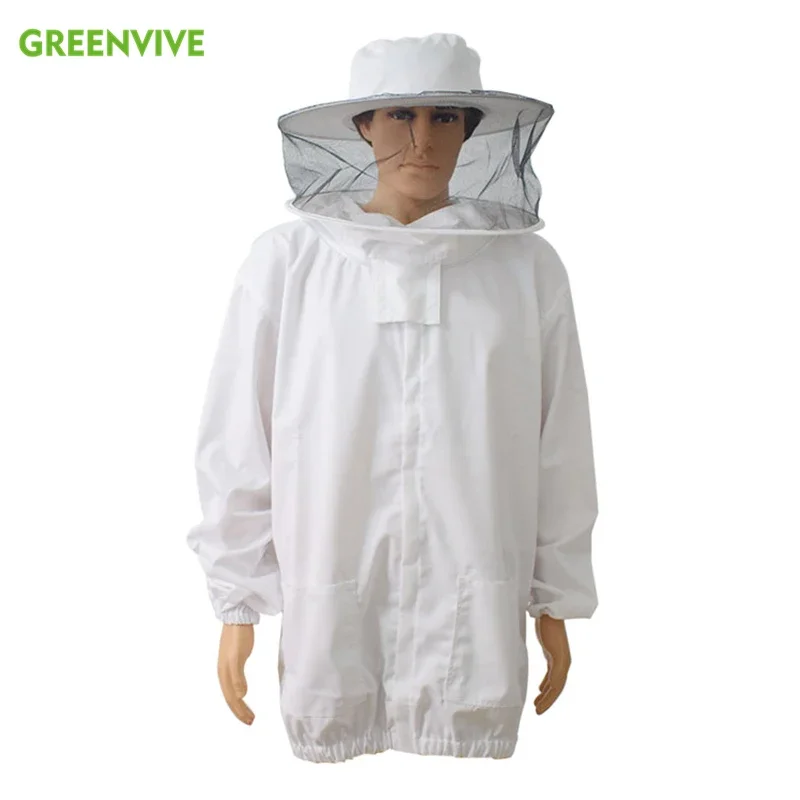 Beekeeper Jacket with Veil Hat Bee Jacket Beekeeping Suit Beekeeper Clothes Professional Beekeeping Clothing Anti Bee Suit