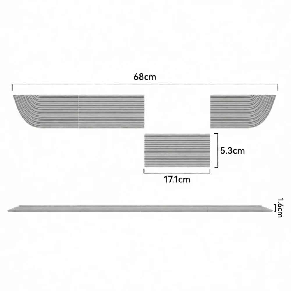 Threshold Ramp For Robot Vacuum Floor Mat Accessory Barrier Transition Strip Climbing Helper For Cleaner Home Device