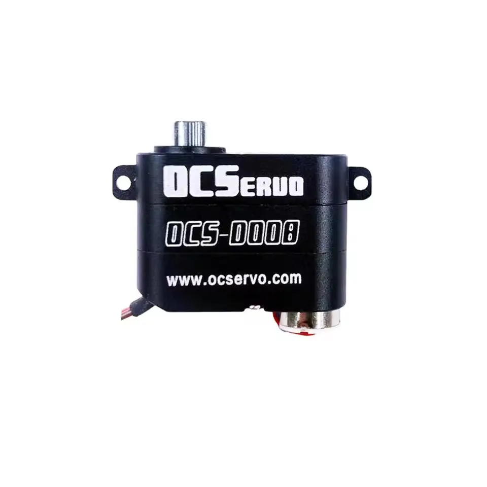 OCS-D008 7.4V 3.2kg.cm 7.7g 0.07S/60° Coreless Motor Micro Servo Metal Gear All CNC Case For RC Model