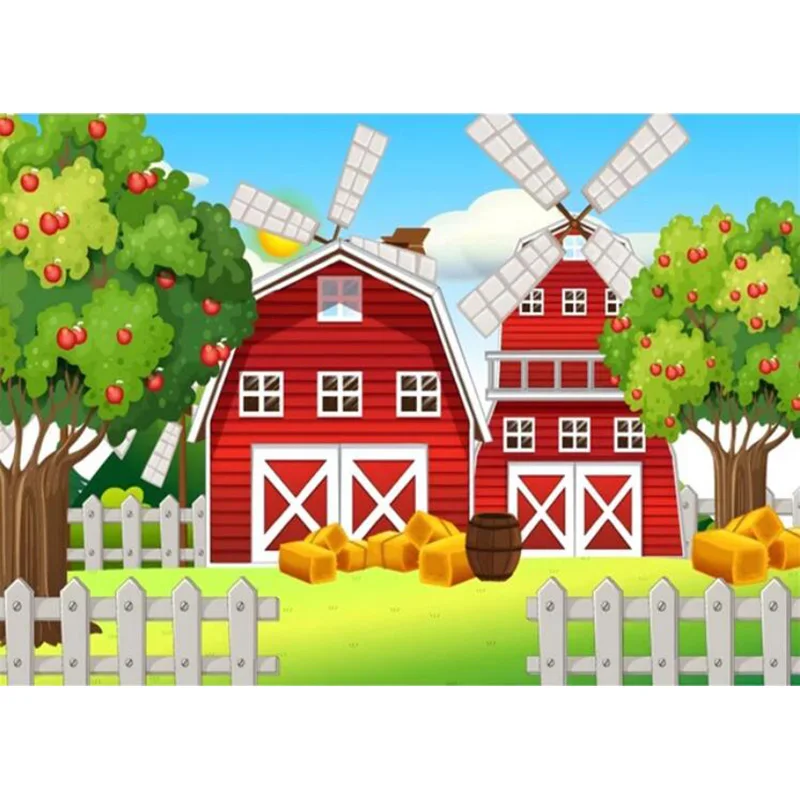 Фон для фотосъемки новорожденных детей в честь первого дня рождения Декорации тропические животные фотостудия реквизит PK-13