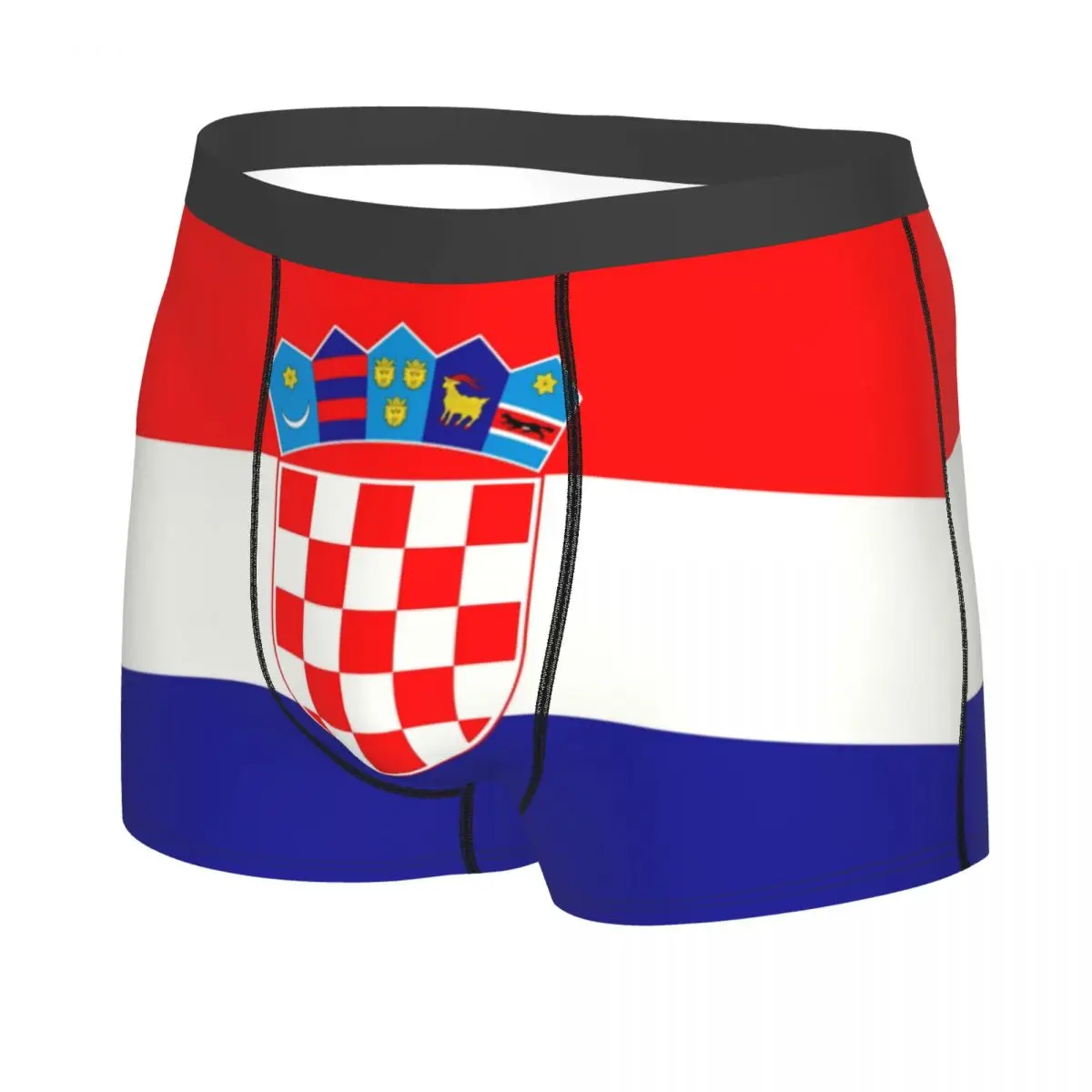 Flag Of Croatia Underwear Men Sexy Printed Customized Boxer Shorts Panties Briefs Soft Underpants