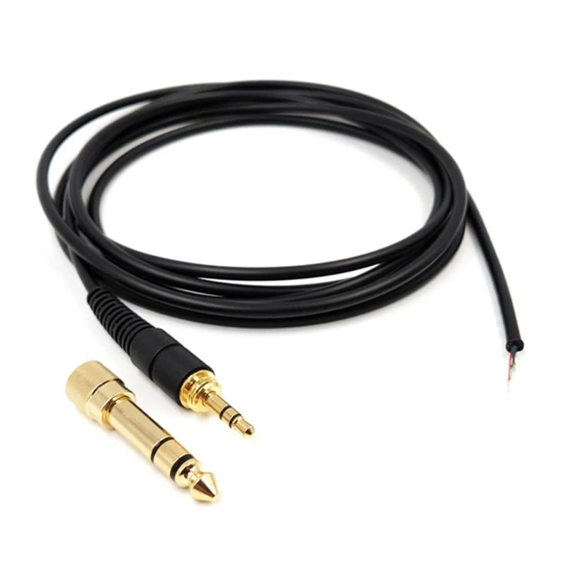 Untuk Sennheiser AKG untuk Audio-technica untuk SONY Kabel Audio Headphone Dapat Diganti 3.5Mm 6.35Mm Aksesori Perbaikan Adaptor