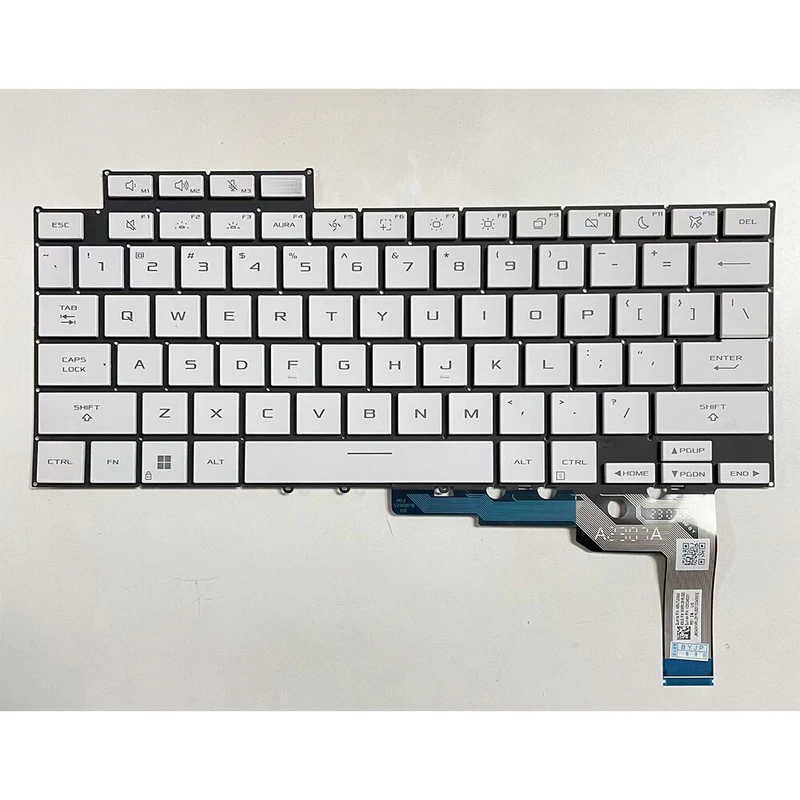 PP For ASUS ROG Zrphyrus G14 GA403U 2024 Laptop Keyboard Replacement White/Gray