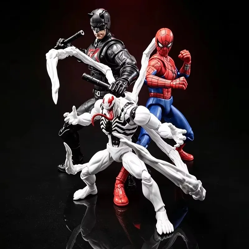 In Stock Blokees Marvel Hero Champion Class Daredevil Anti-Venom Assembly Model Kits Ultron Action Figure Robot Model Toys