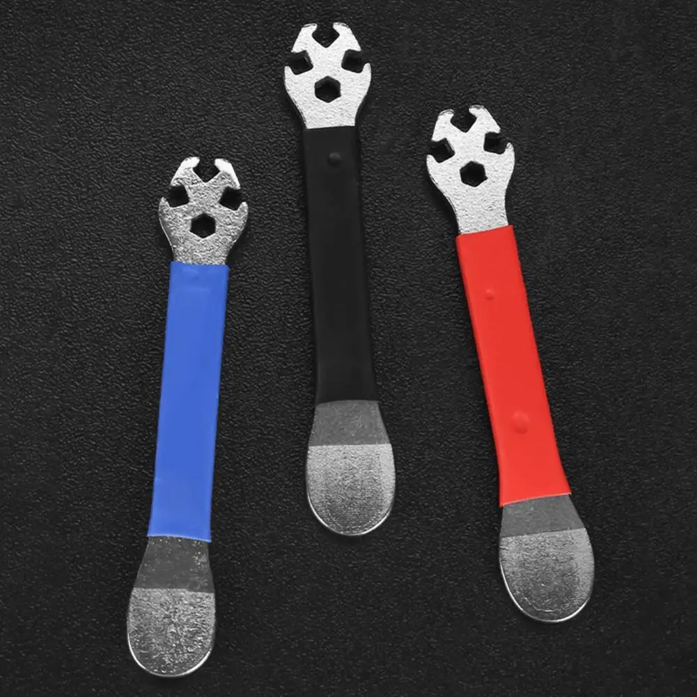 

Ключ для велосипедных спиц, сверхмощная нескользящая силиконовая ручка, велосипедный дорожный гаечный ключ для спиц горного велосипеда, инструмент для ремонта и обслуживания