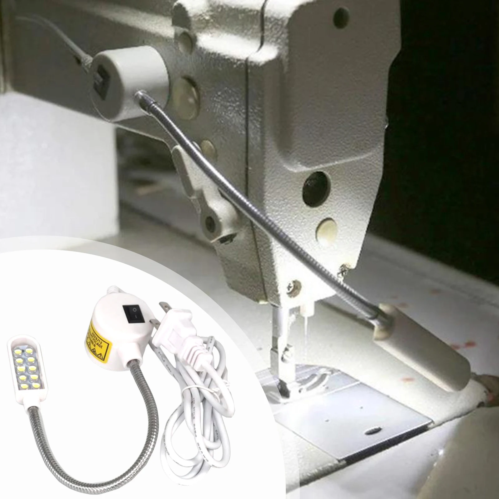 

LED Magnetic Working Light High-Bright Adjustable Sewing Machine Light 360° Flexible-Gooseneck Precise Angle Eye Protection