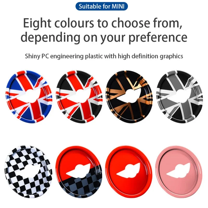 Steering Wheel Panel Button Sticker for Mini F Series PC Plastic Multiple Styles Decals Cover Car-Styling Accessories