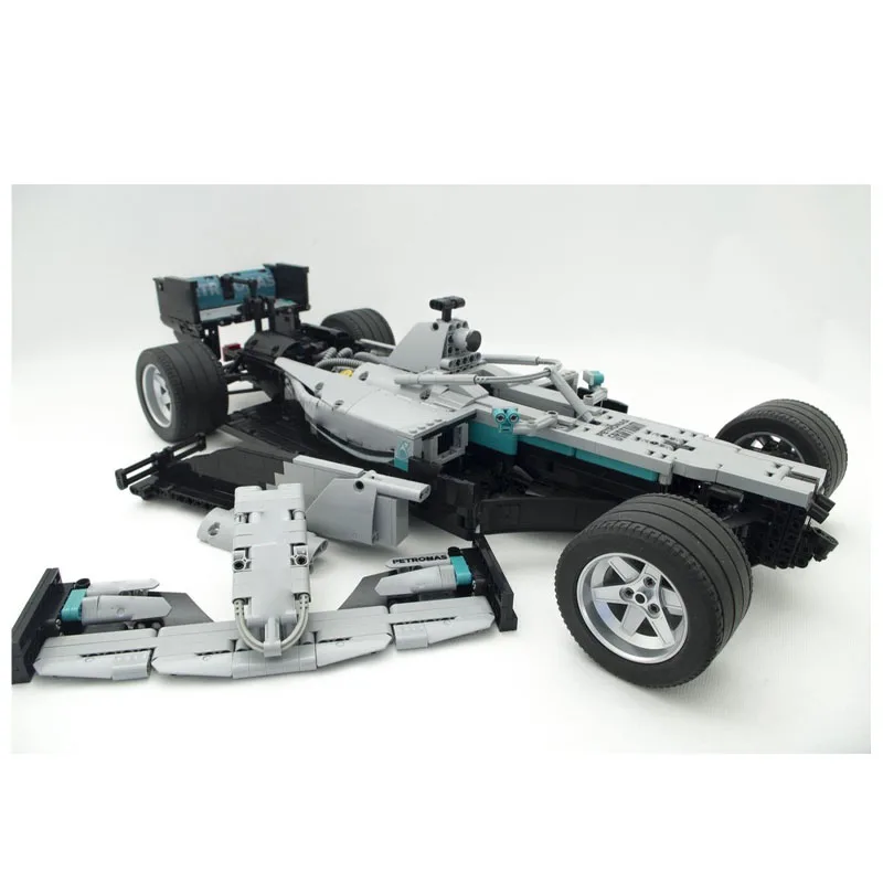 

MOC-44146Классический 90sF1 W10 масштаб 1:8, гоночный спортивный автомобиль, набор строительных блоков, модель 2314 деталей, строительные блоки для мальчиков и детей на день рождения, игрушка