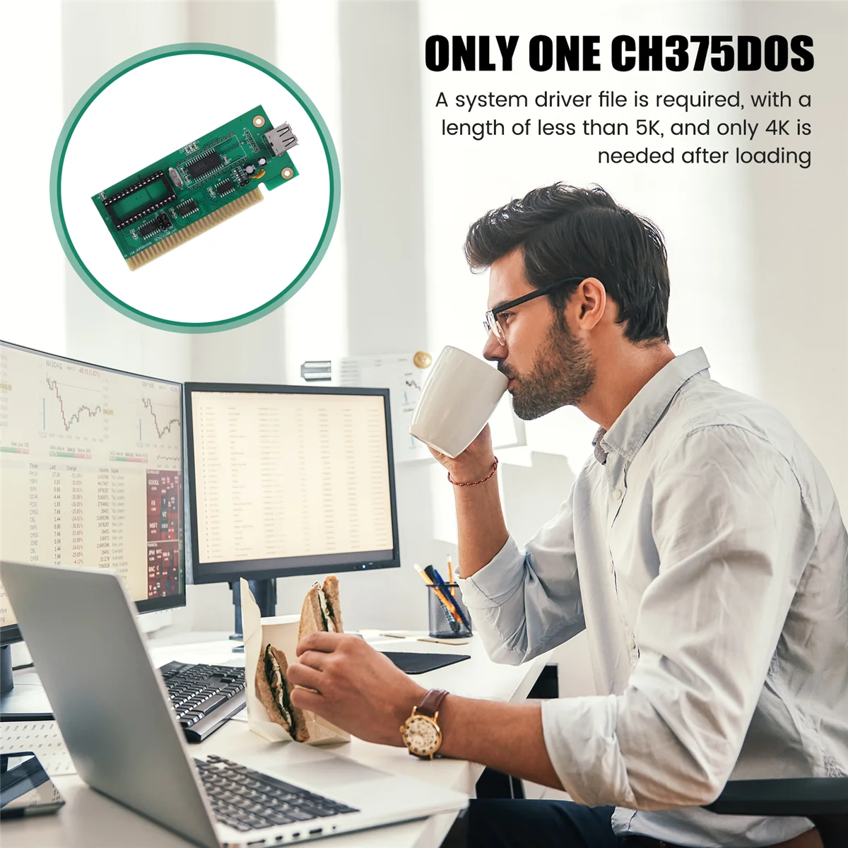 Плата адаптера A44TISA к USB Интерфейс ISA к интерфейсу USB для промышленного управления