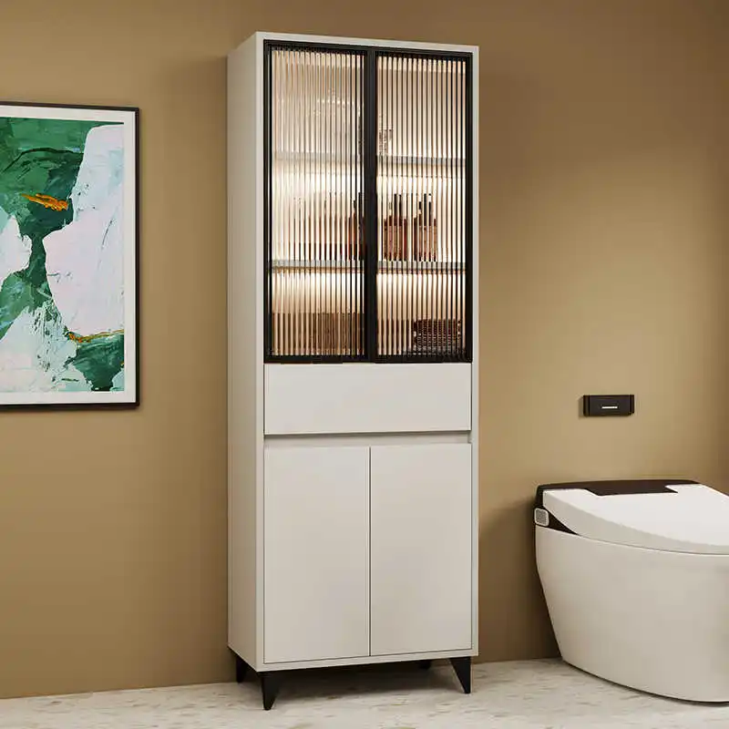 

Organizer Storage Cupboard Shelves Toilet Medicine Floor Disinfecting Bathroom Cabinet Partitions Archivadores Trendy Furniture