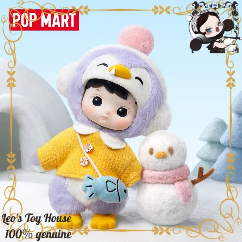 POPMART HACIPUPU Penguin Stitch Little Greedy Bag 1/8 1/12 Scale Action Figure Collectible Model Doll Desktop Ornament Gift - view 6