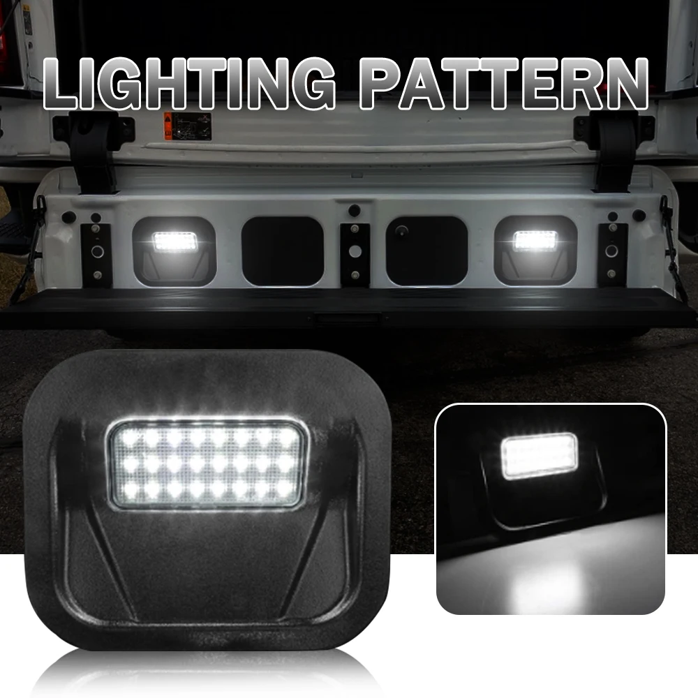 

1 Set LED Tailgate Step Lights 84347814 Fit for Chevrolet Silverado 1500/2500 HD/3500 HD 2020 for GMC Sierra 1500 2019-2021