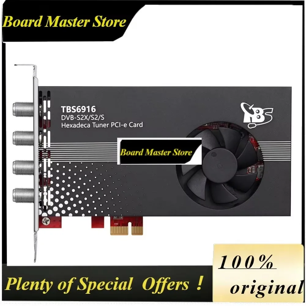 BoMaSTbs6916 Dvb-s2x/s2/s Hexadeca Tuner Card