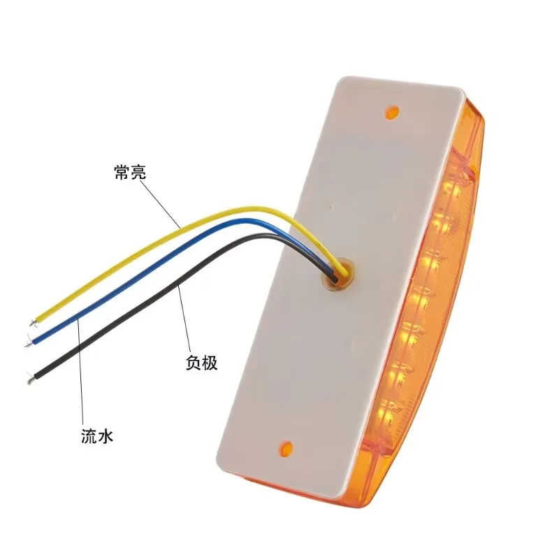 

Uiz For For Auto Car Lorry Trailer 21 LED Tail Light 12V 24V Flowing Indicator Blinker Stop Lamp Brake Rear Warning Tailight