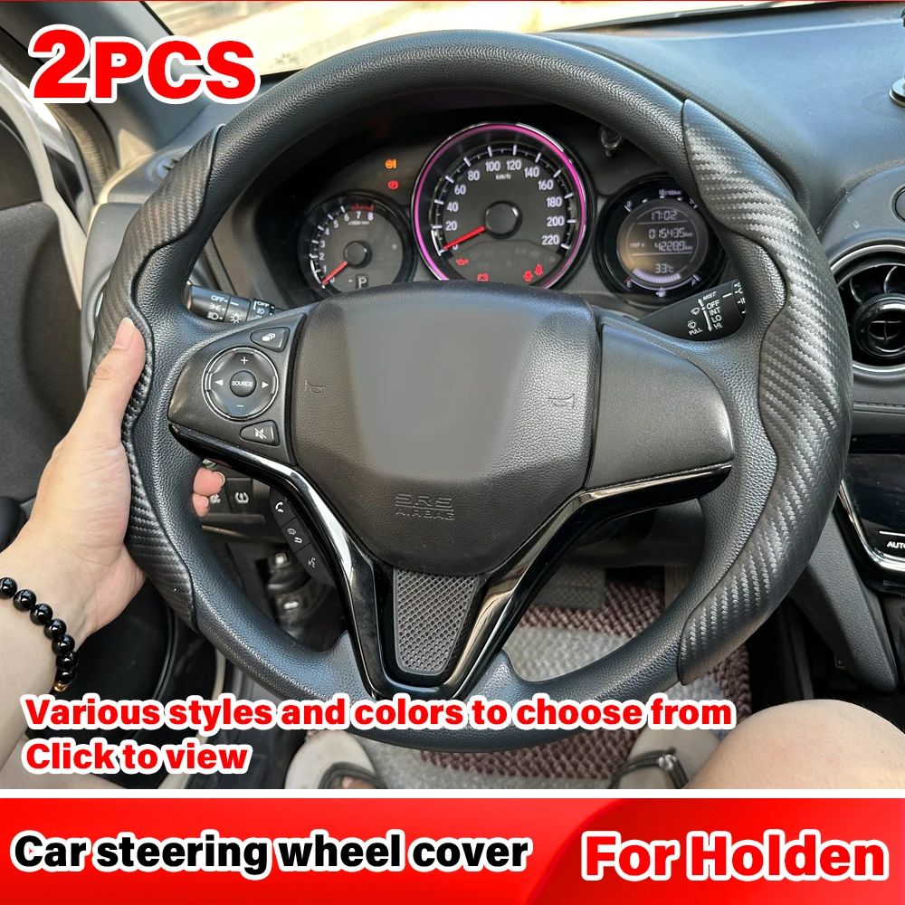 

2pcs Car Steering Wheel Cover For Holden Commodore Monaro Colorado Barina Trailblazer Statesman VS VT VX VY VZ WH WK Captiva Hsv