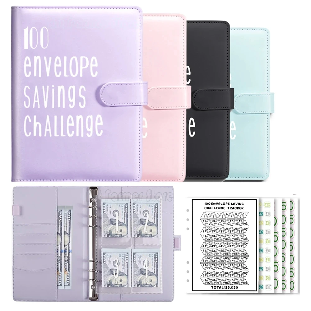 envelope challenge binder pasta de poupanca notepad envelopes budget evento salvar juntos casal a5 100 01