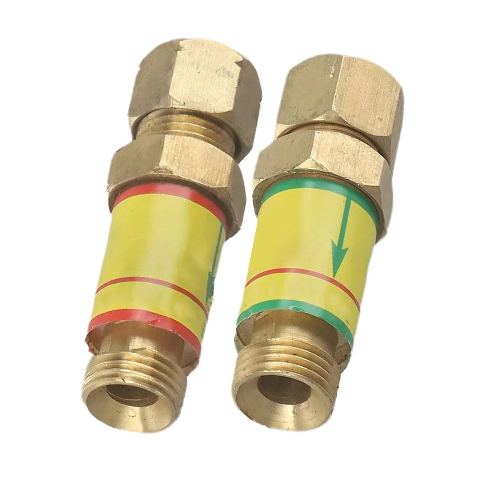 Acetylene And Oxygen Flashback Arrestor 1 Pair Oxygen Acetylene Check Valve Flashback Arrestor M16*1.5 For Cutting Torch