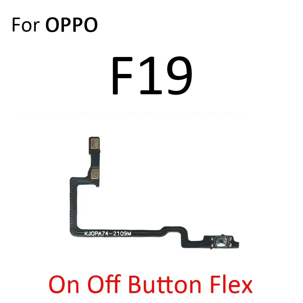 Volume Button Power Switch On Off Key Ribbon Flex Cable For OPPO F19 F19s F21 F21s Pro Plus 4G 5G Replacement Parts